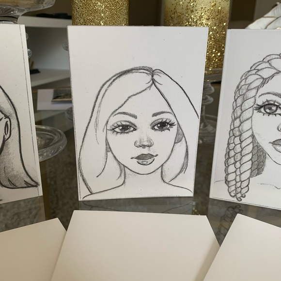 Custom Art Greeting Cards - Set of 4 - Picture 5 of 15